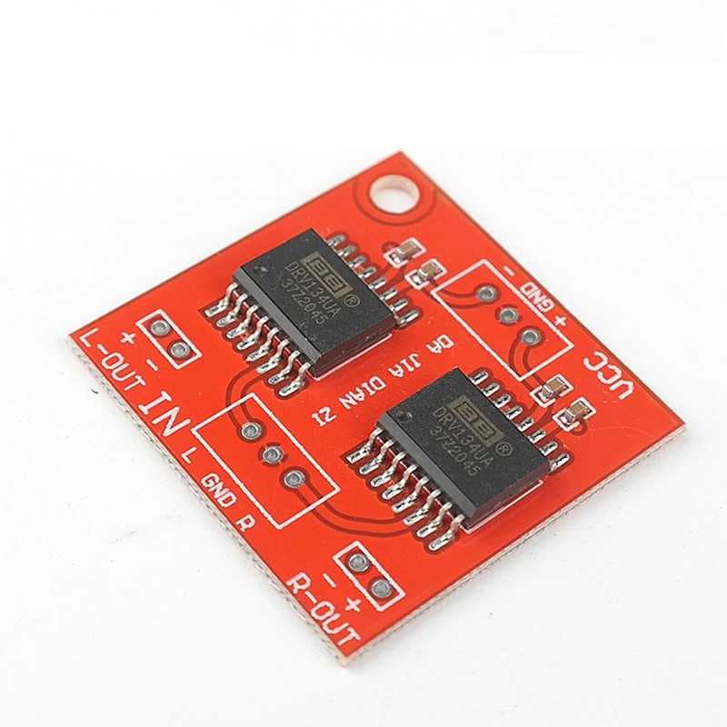 Cusstally 2X DRV134 Audio Balanced Drive Amplificatore Di Uscita Differenziale Asimmetrico A Scheda Bilanciata - Foto 3