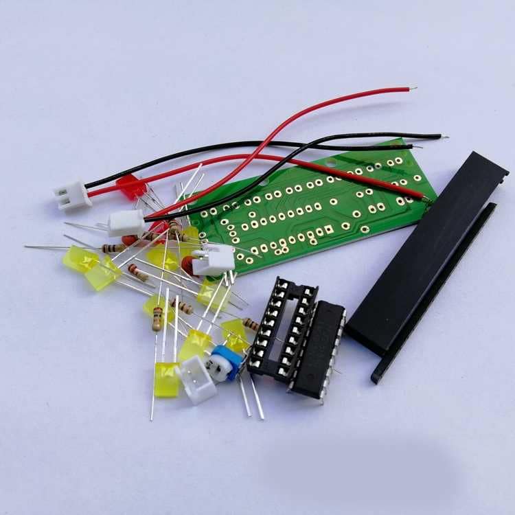 Comprar Lm3915 Kit Para Montar Vu Meter Com 10 Led = Lm3914 Lm3915n