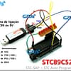Gzut gravador programador USB microcontrolador STC ICSP 8051