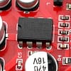 amplificador UTC TDA2822 com ajuste de volume placa montada