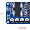Módulo amplificador tda8932 digital 35w tda8932T pcb montada