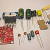 TDA7294 original kit para montar amplificador placa e componentes