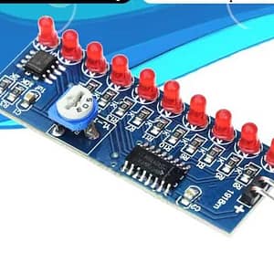 kit para montar de sequencial de led com NE555 e CD4017
