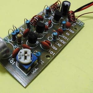Transmissor de FM caseiro 3 transistor Kit de eletrônica para montar