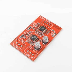 Pré-amplificador com 2 amplificador operacional AD826 NE5532