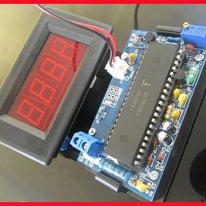 Kit para montar amperímetro display digital com CI ICL7107