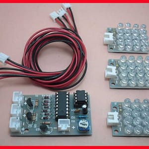 Ki montar luz estroboscópica de led com ci Cd4017 e Ne555