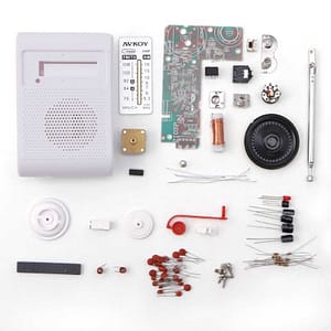 Kit montar Rádio de pilha AM FM CD9088 TDA2822 TA7642 diy