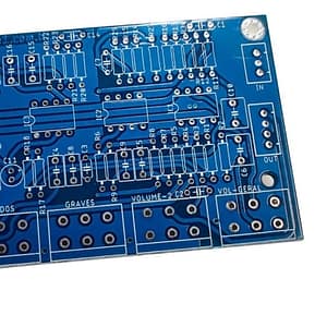 placa lisa pré-amplificador 2.1 com saída Subwoofer tons vol