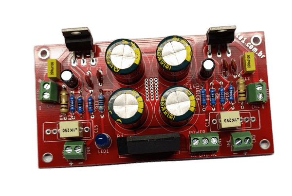 Ci tda2050 kit montar amplificador estéreo ou ponte 32 + 32w