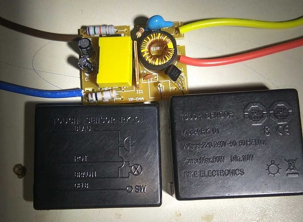 Sensor interruptor de toque para abajur liga desliga lâmpada 1 toque