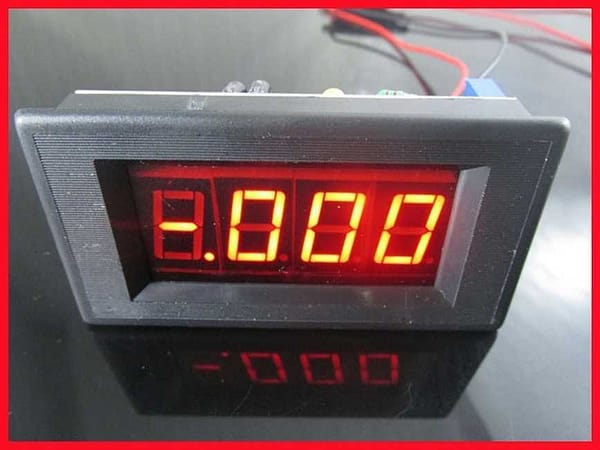Kit para montar amperímetro display digital com ci icl7107