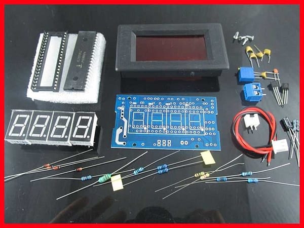 Kit para montar amperímetro display digital com ci icl7107