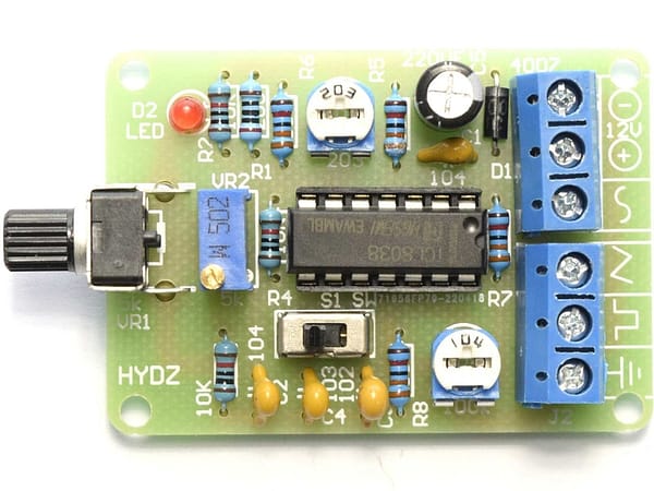 Gerador de funções sinal kit para montar ci icl8038