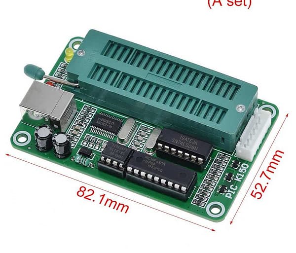 Gravador de pic k150 programador com conector zif