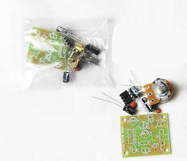 Tda2822 kit para montar amplificador som em ponte 2w