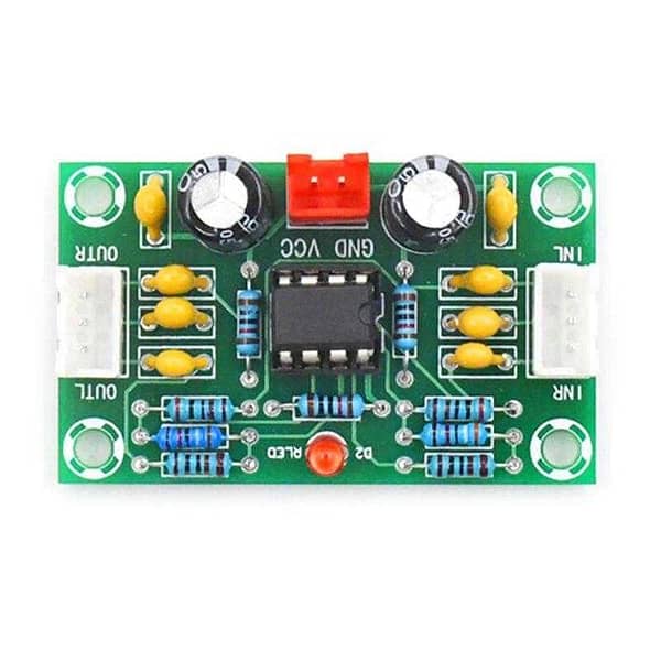Kit montado mini pré amplificador áudio ne5532 fonte simples