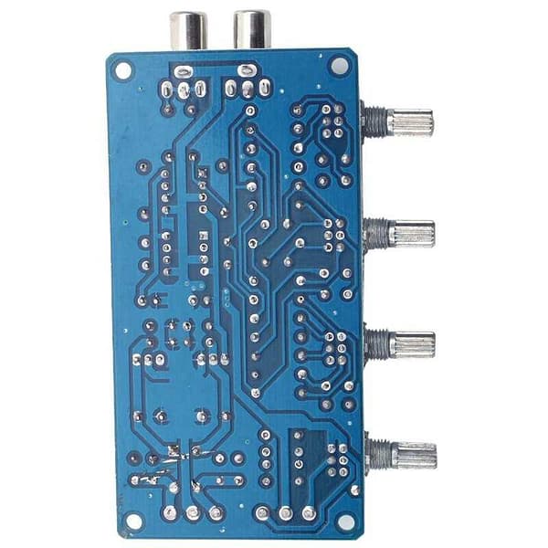 Pré amplificador áudio tonal com op amp ajuste volume tons