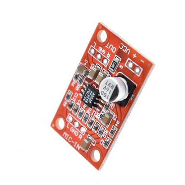 Pré amplificador para microfone dinâmico com ci ad828