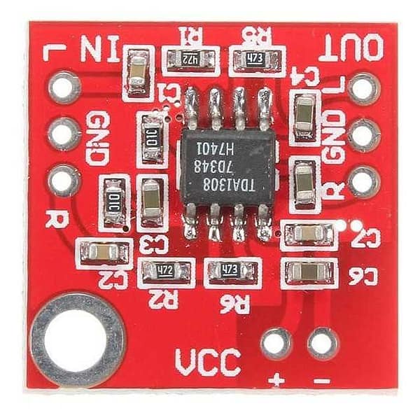 Tda1308 placa de amplificador para fones de ouvido estereo