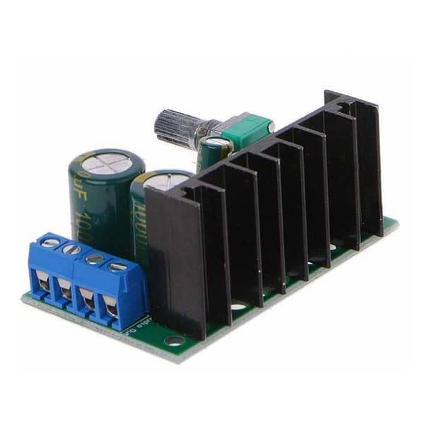 Tda2050 placa montada amplificador ci ajuste volume 32w 12v