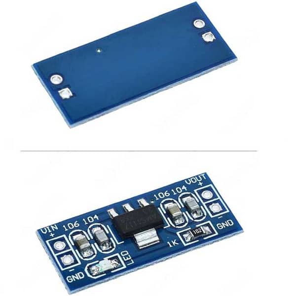 5x módulo regulador de tensão ams1117 5 arduino esp32 5v