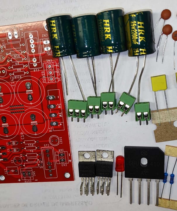 Ci tda2030 utc kit montar amplificador 32w tda2030al