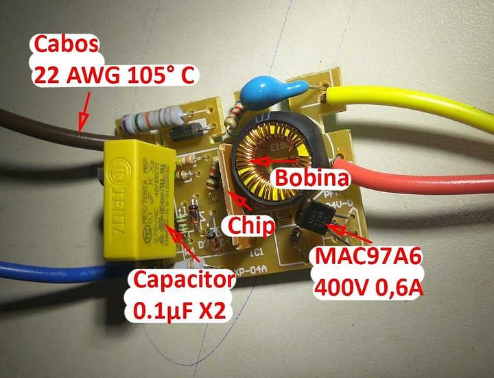 Sensor interruptor toque abajur liga desliga lâmpada 1 toque