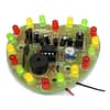 Kit Montar Placa Com Leds Forma Coração Ci Lm393 Musical Ldr