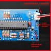 Kit para montar voltímetro display digital com ATMEGA8L