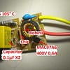 Sensor interruptor de toque para abajur Liga Desliga Lâmpada 1 toque