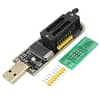 Gravador Eprom Usb Ch341a + Pinça Sop8 Dip8 Ch341 bios flash