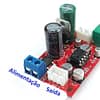 Pré-amplificador com volume funciona em 12V ne5532