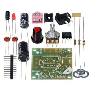 lm386 Kit Montar Amplificador Áudio ci Lm386n Fácil Montagem