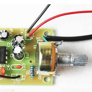 TDA2822 kit para montar amplificador som em ponte 2W