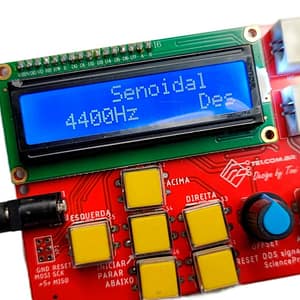 Gerador De Sinal DDS função Onda senoidal quadrada triangulo