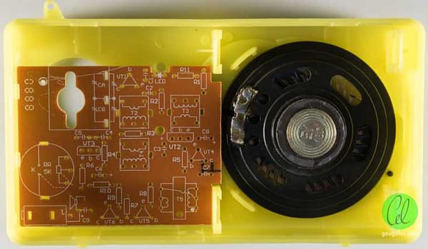 Kit para montar rádio am transistor s66e ss9018 diy