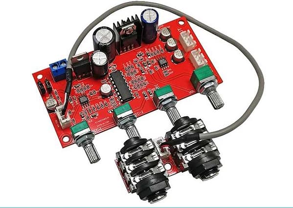 Pré-amplificador microfone eco reverberação pt2399 cd2399