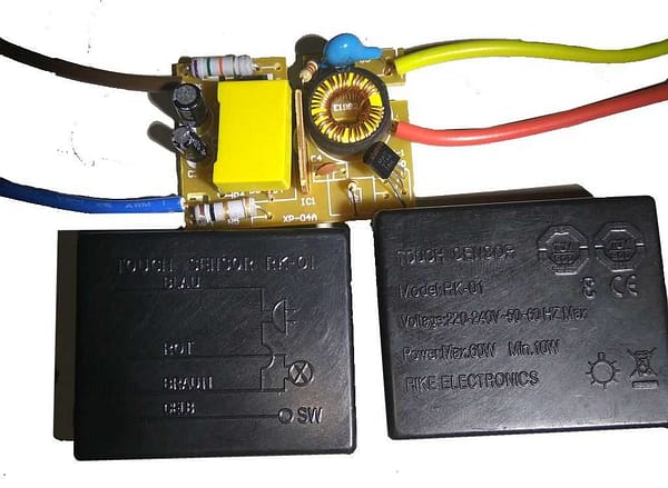 Sensor interruptor toque abajur liga desliga lâmpada 1 toque