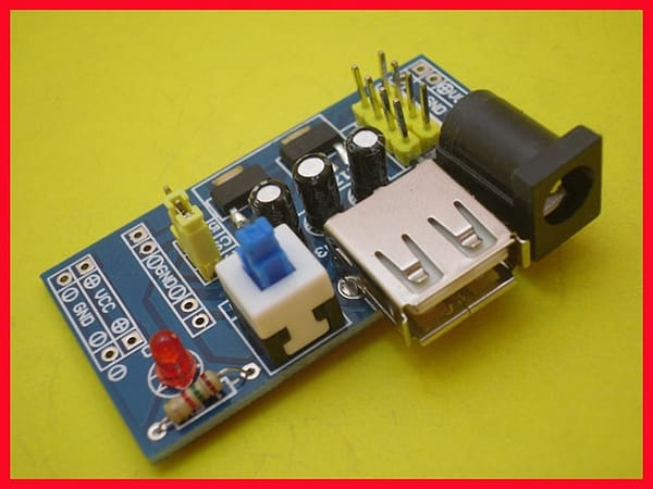 Módulo mini fonte de alimentação de 3. 3v e 5v com usb