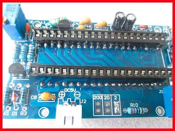 Kit para montar amperímetro display digital com ci icl7107