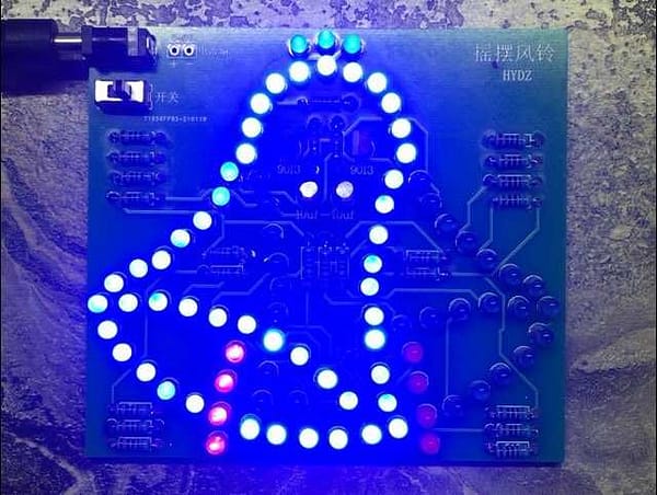 Kit didático para montar sequencial de led com cd4017 ne555