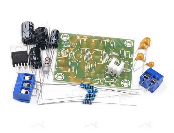 Lm1875 kit para montar amplificador com ci lm1875t até 30 watts