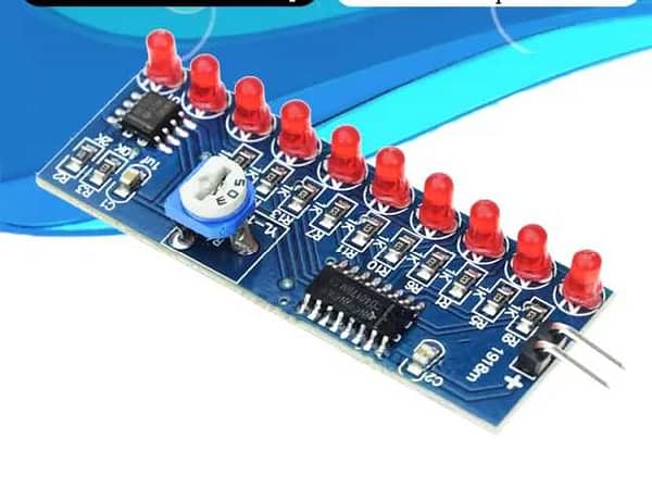 Kit para montar de sequencial de led com ne555 e cd4017