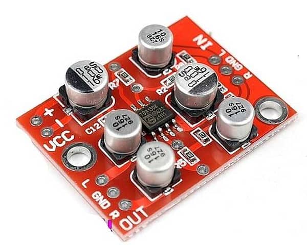 Tda1308 placa amplificador fone de ouvido qualidade estéreo