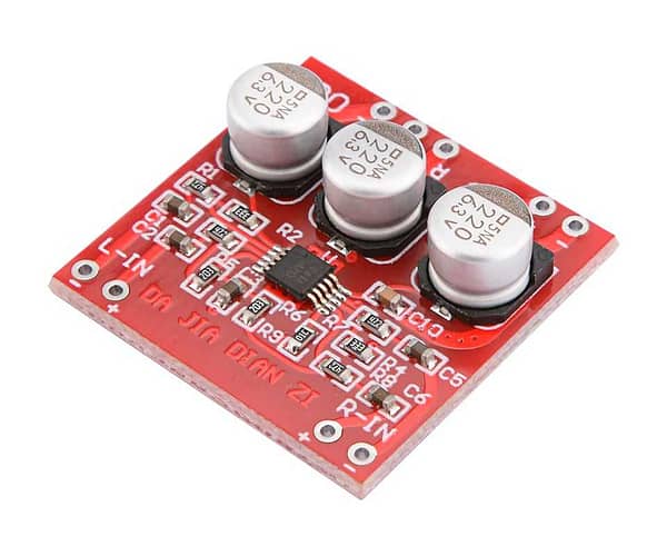 Tpa6112a2 amplificador estéreo com entrada balanceada