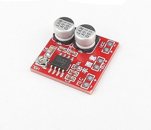Lm386 mini amplificador para microfone de eletreto lm386m