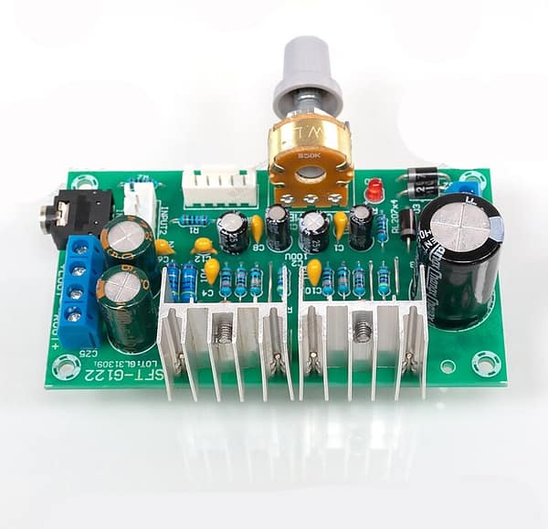 Tda2030 placa montada amplificador estéreo tda2030a  volume