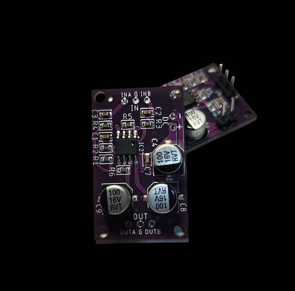 Lm4808 amplificador para fone ouvido estéreo pré-amplificador