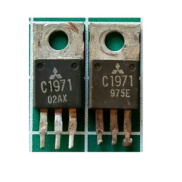 2x transistor 2sc1971 original fm pll amplificador rf c1971